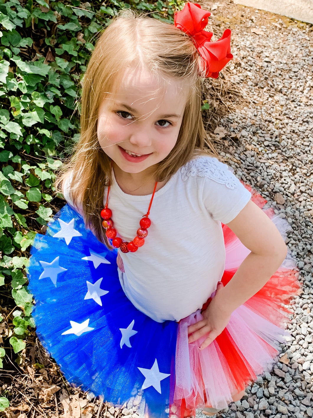 Flag tutu with stars