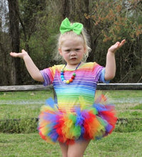 Load image into Gallery viewer, bright rainbow tutu
