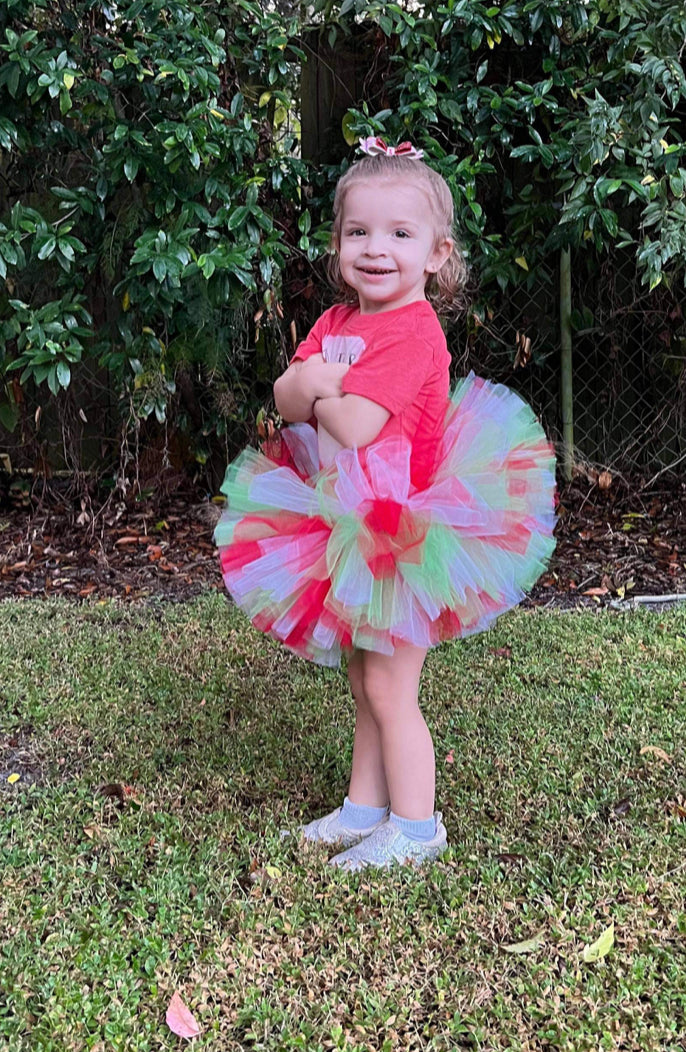 Christmas mix colors tutu